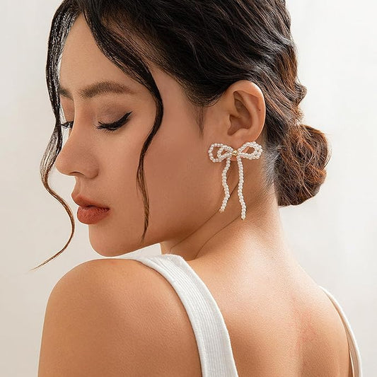 🎁 Arabella Bow Earrings (100% off)