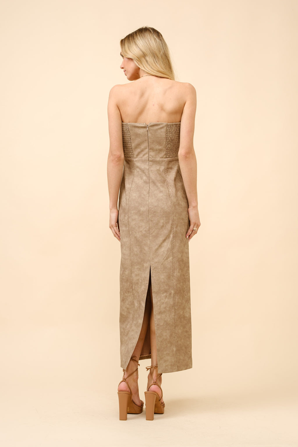 Rhynna Faux Leather Dress