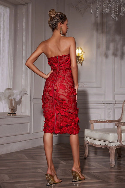 Leanna Dress - Red - Preorder
