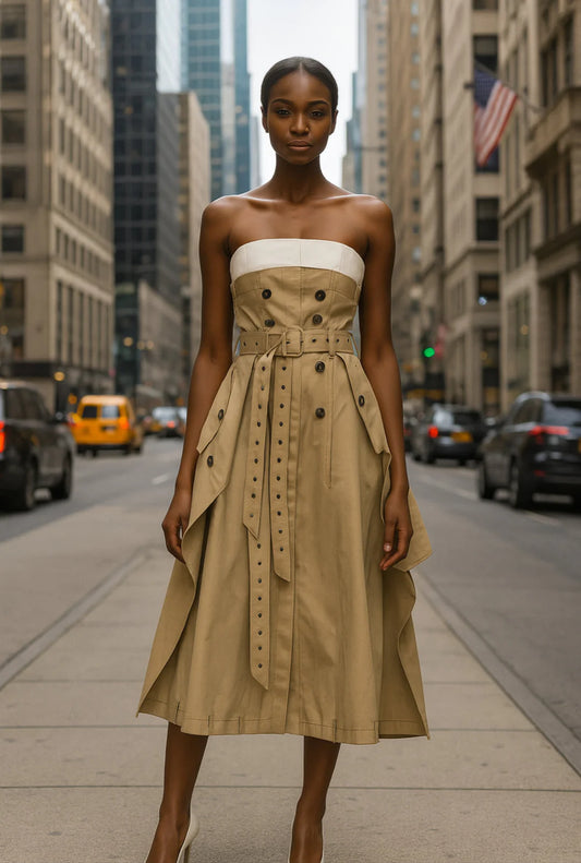 Reuben Trench Dress