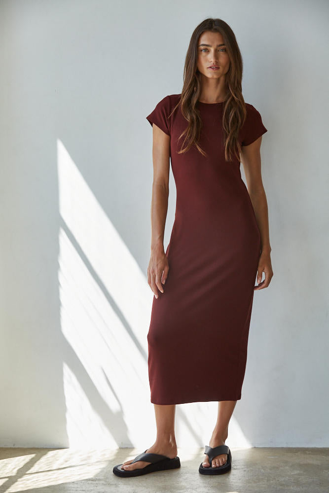 Lisa Dress - Wine
