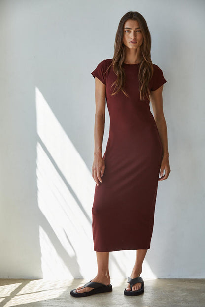 Lisa Dress - Wine