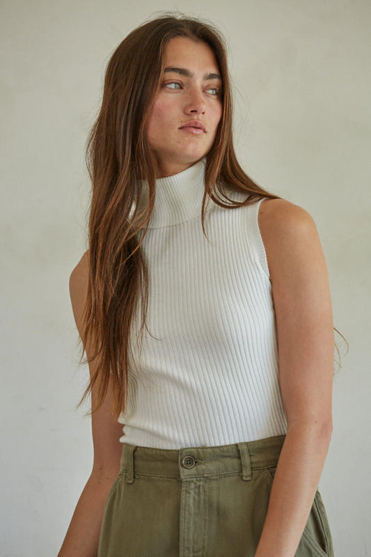 Wren Knit Tank - Off-White