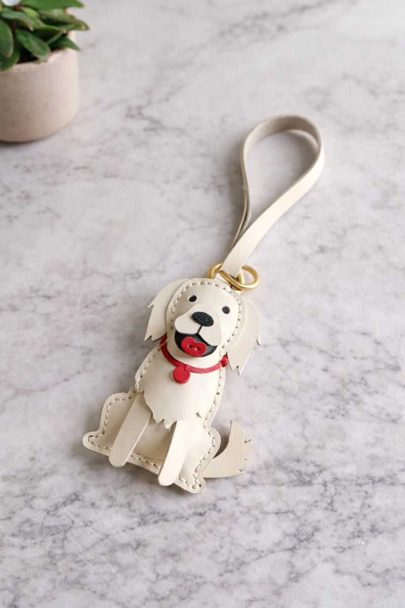 Rover Leather Bag Charm