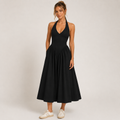 Harper Dress - Black, White, Pistachio