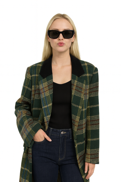 Ilene Plaid Coat