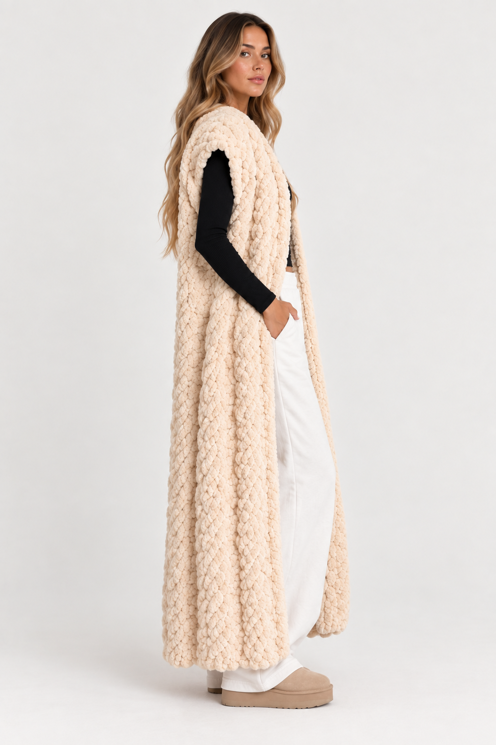 Handmade Heritage Cable Knit Vest