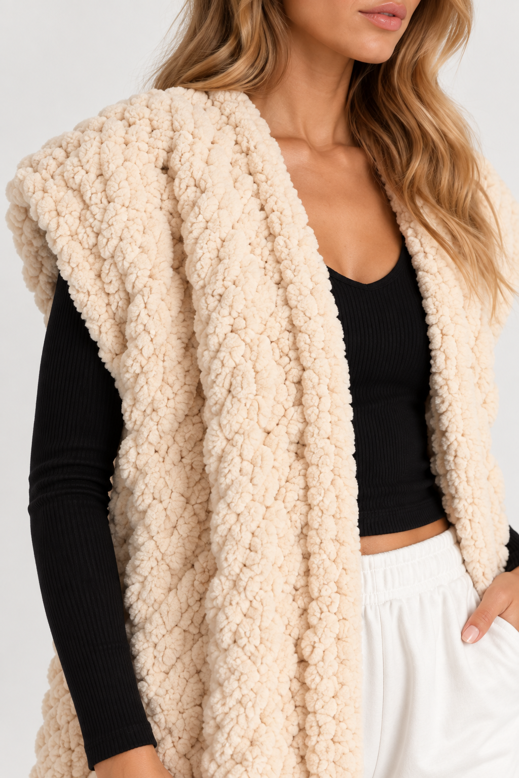 Handmade Heritage Cable Knit Vest