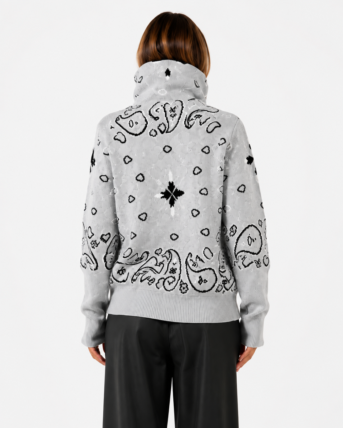 Warren Cardigan - Red, Grey