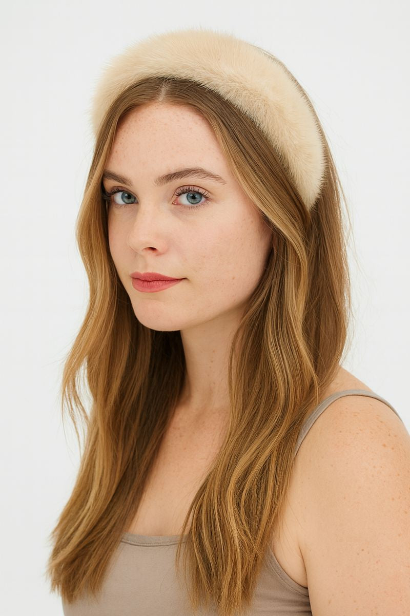 Waldorf Mink Fur Headband