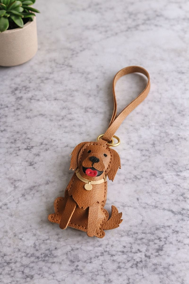 Rover Leather Bag Charm