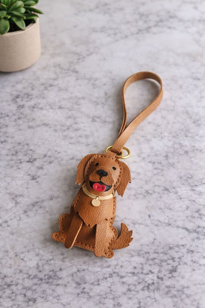 Rover Leather Bag Charm