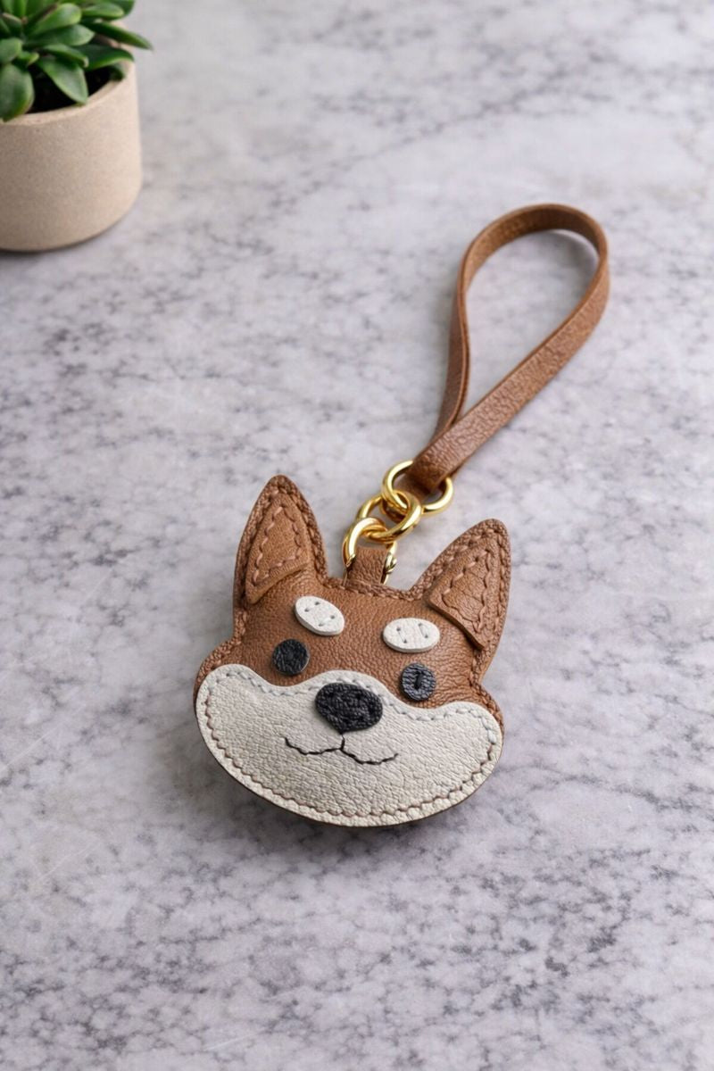 Rover Leather Bag Charm