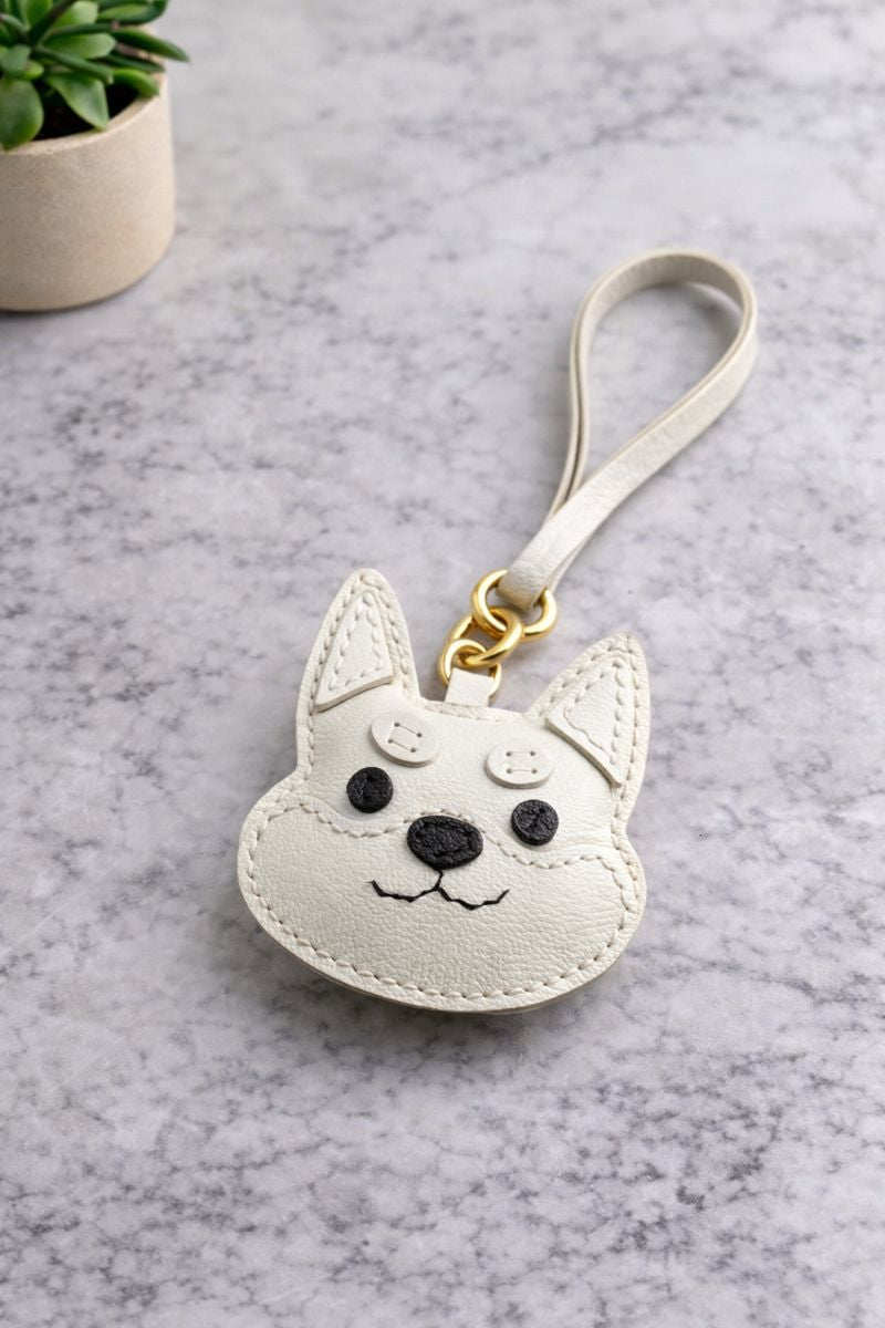 Rover Leather Bag Charm