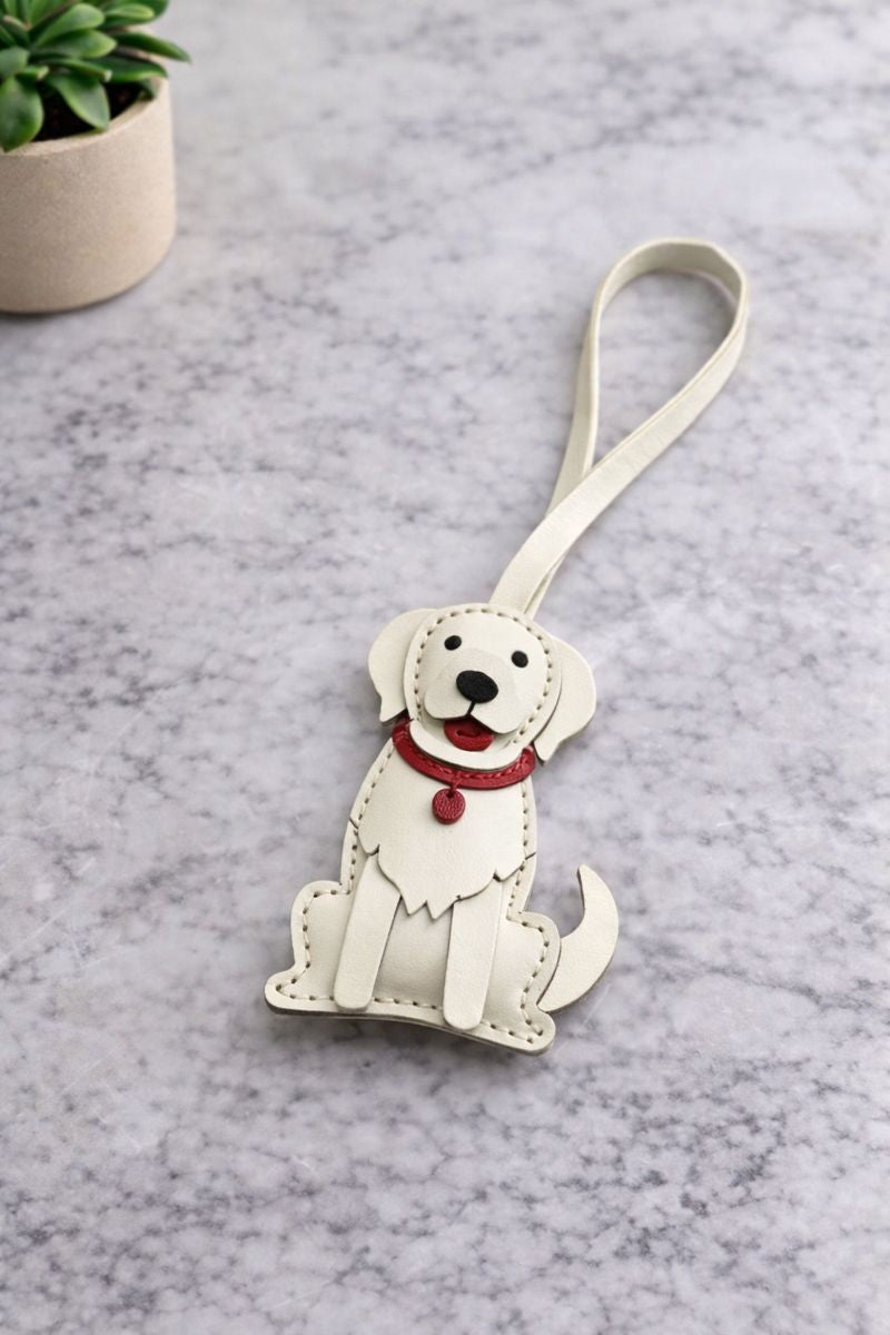 Rover Leather Bag Charm