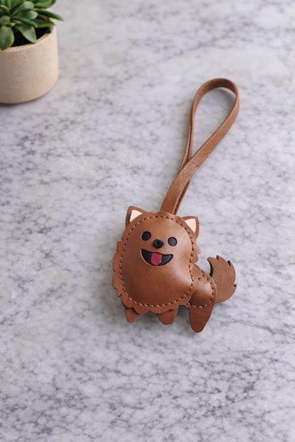Rover Leather Bag Charm