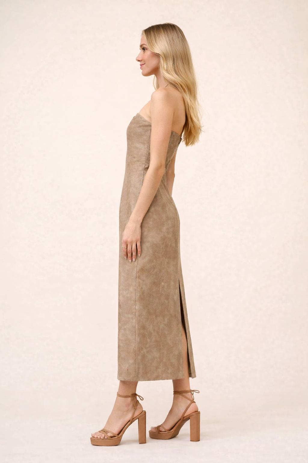 Rhynna Faux Leather Dress