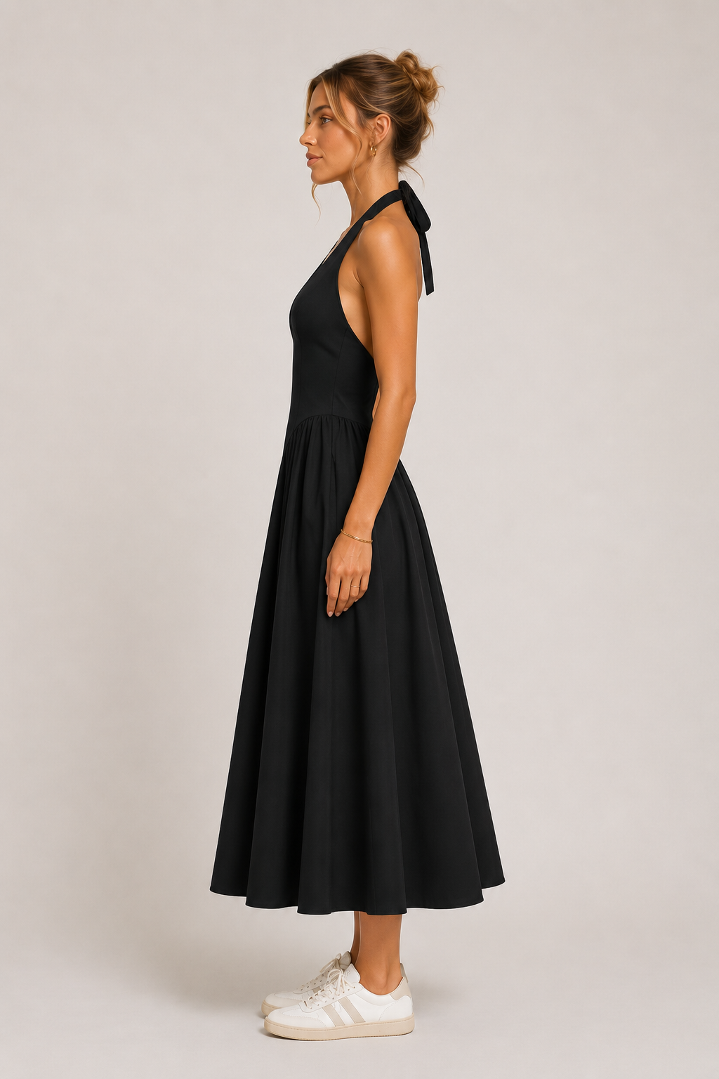 Harper Dress - Black, White, Pistachio