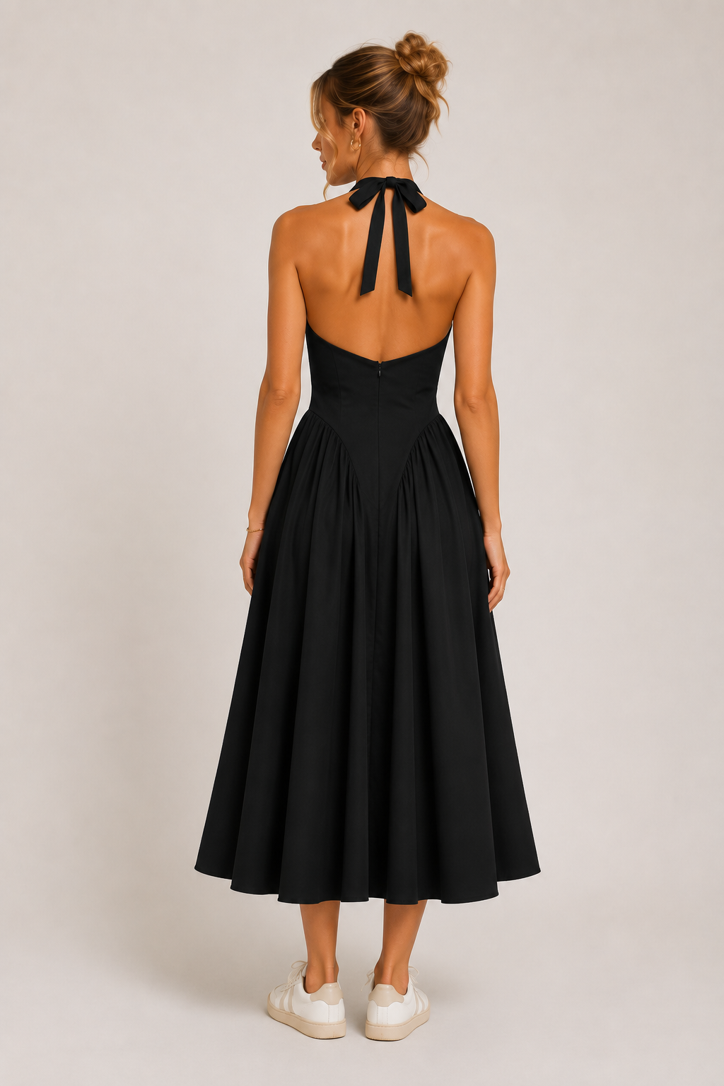 Harper Dress - Black, White, Pistachio