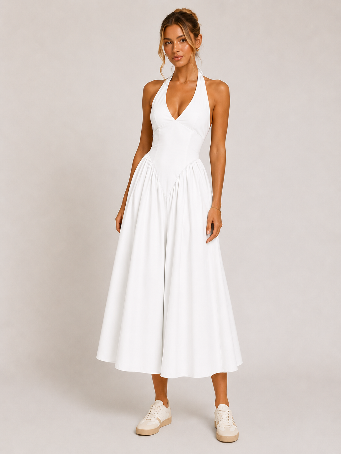 Harper Dress - Black, White, Pistachio