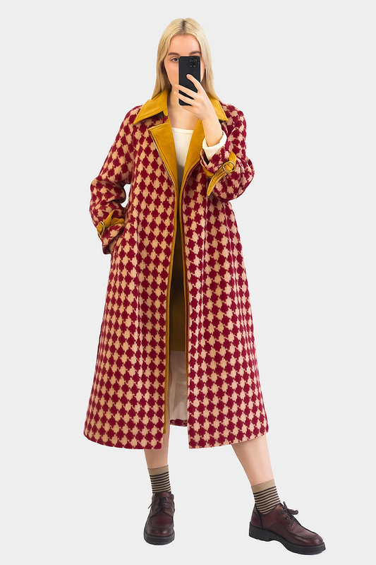 Voss Plaid Coat