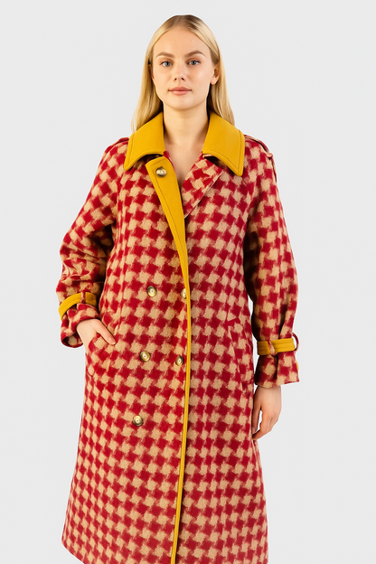 Voss Plaid Coat - RESTOCK
