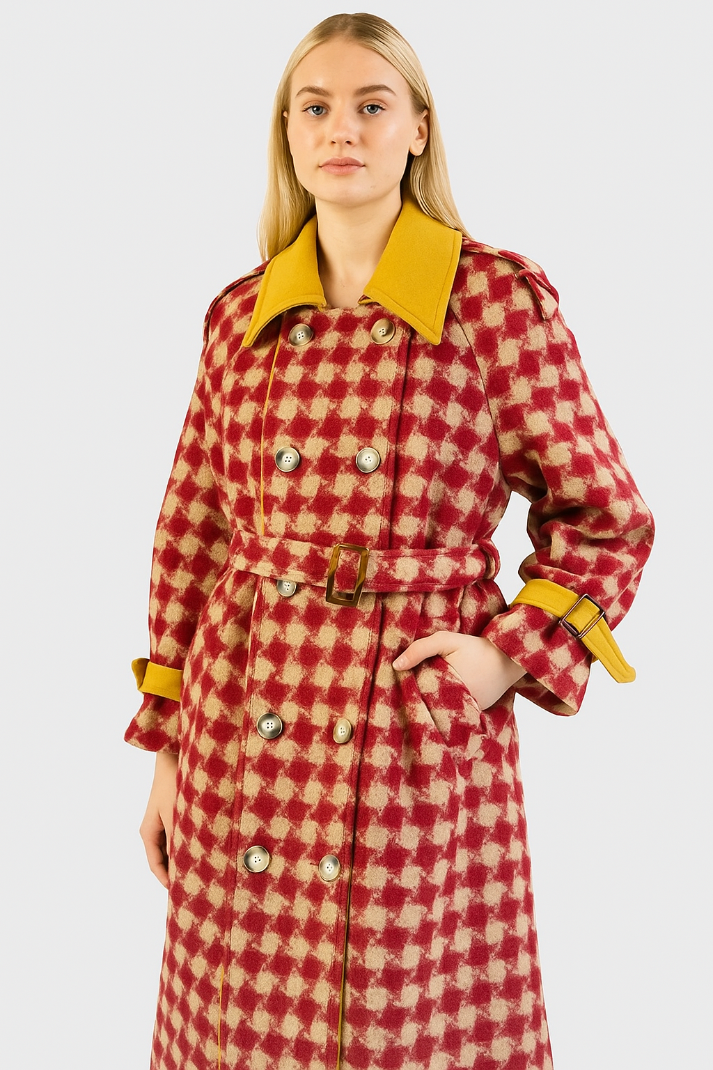 Voss Plaid Coat - RESTOCK