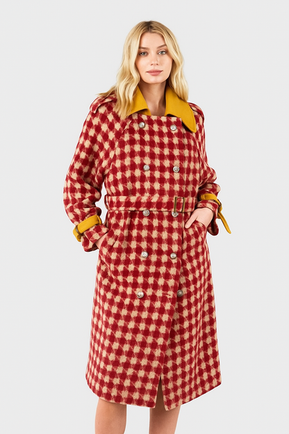 Voss Plaid Coat - RESTOCK