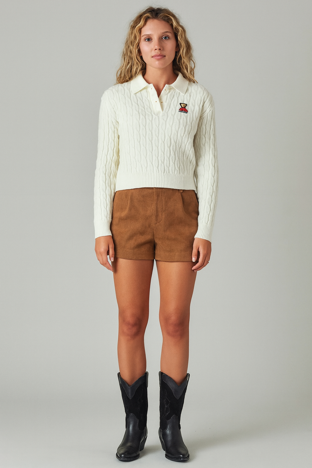 Goldie Shorts - Camel
