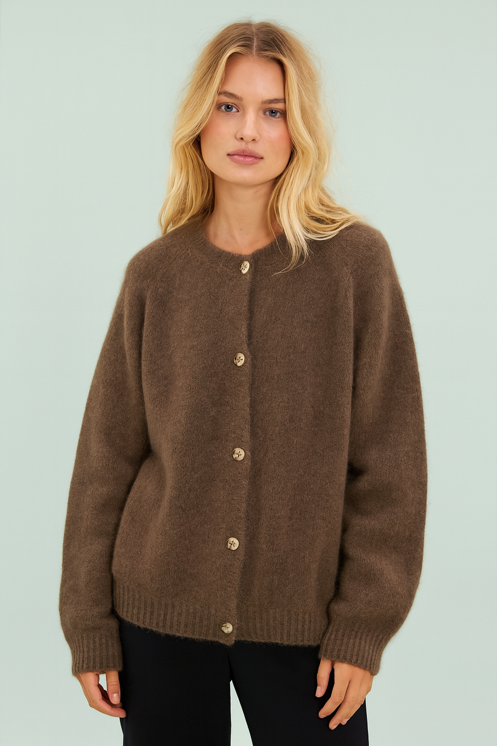 Josephine Mohair Cardigan by Nais Paris