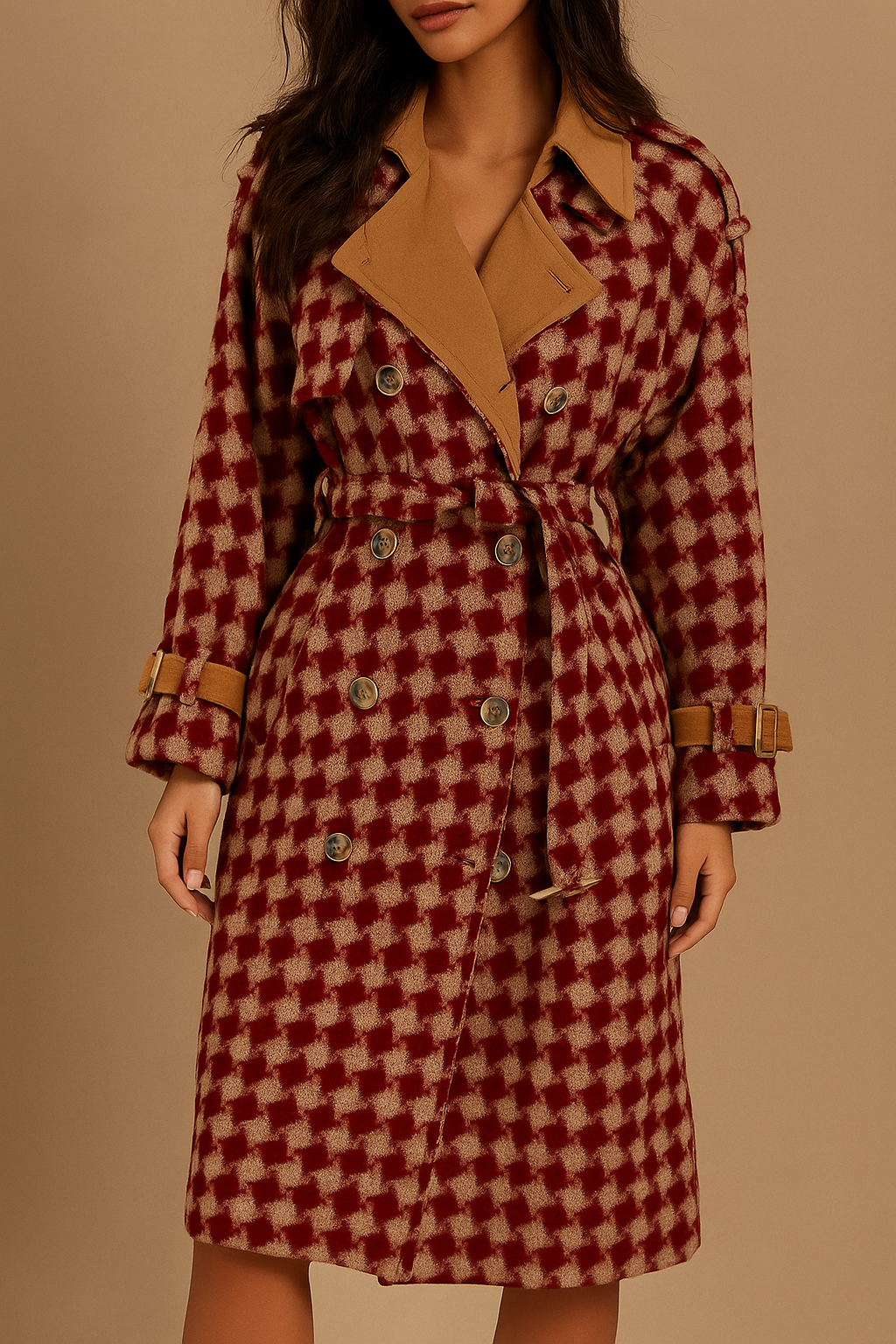 Voss Plaid Coat