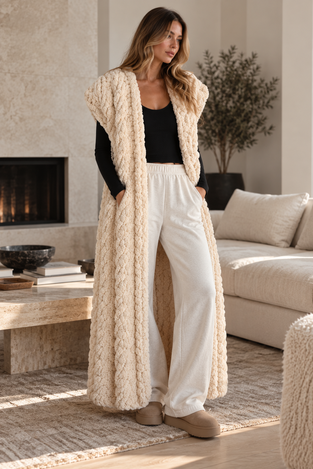 Handmade Heritage Cable Knit Vest