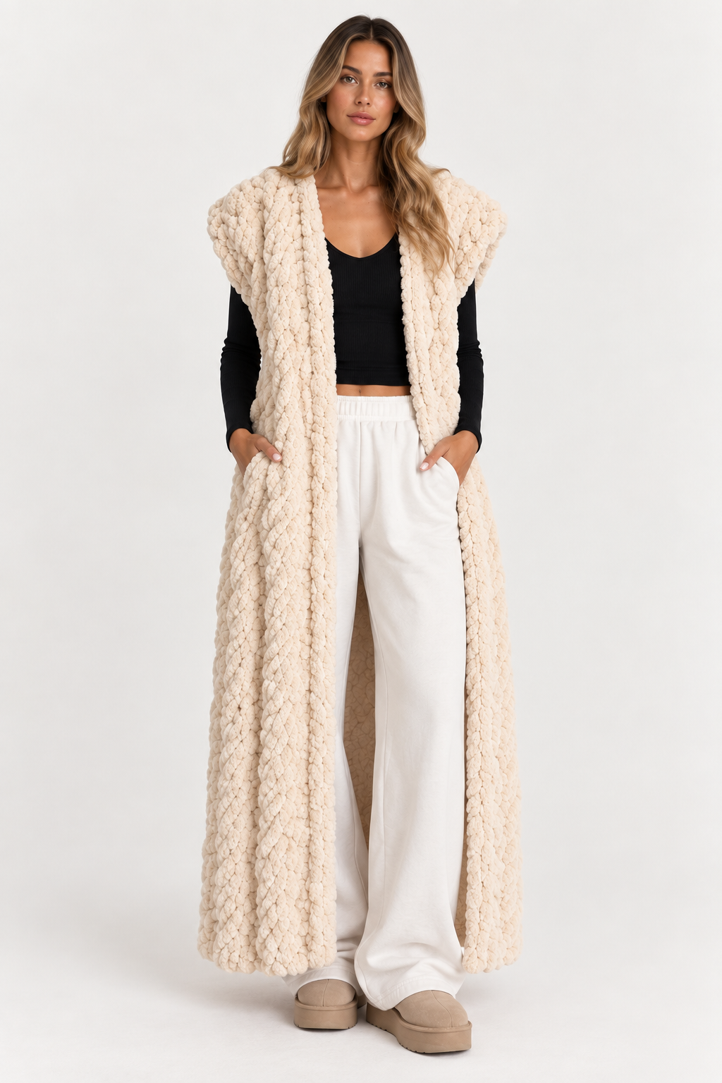 Handmade Heritage Cable Knit Vest