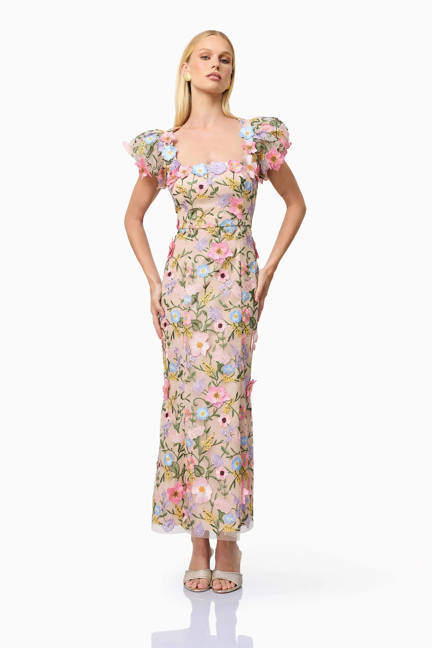 Iris Puff Sleeve Dress