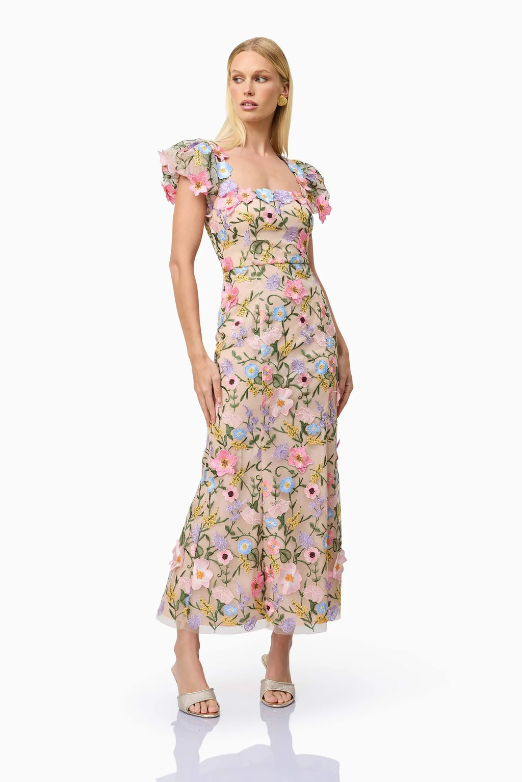 Iris Puff Sleeve Dress