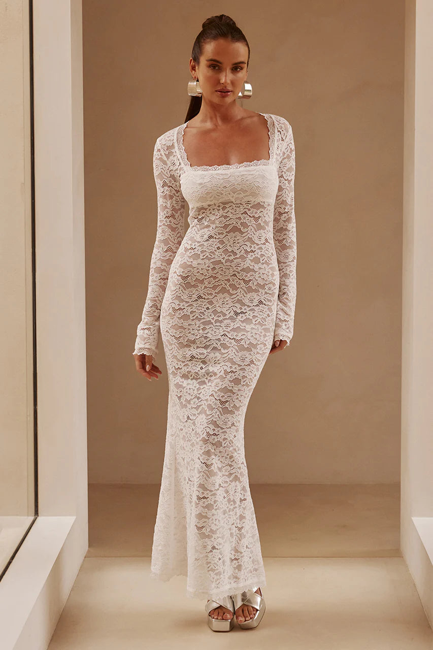 Kaya Dress - White - Preorder