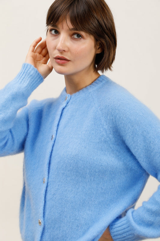 Josephine Mohair Cardigan by Nais Paris
