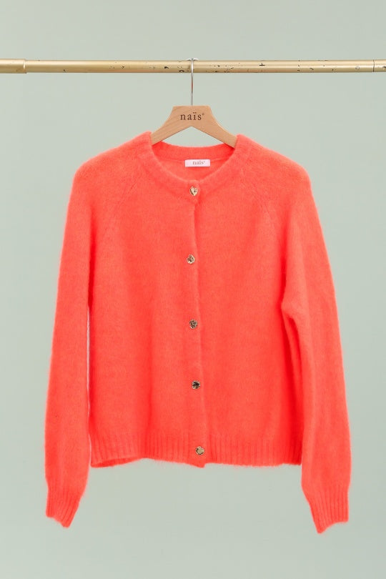 Josephine Mohair Cardigan by Nais Paris
