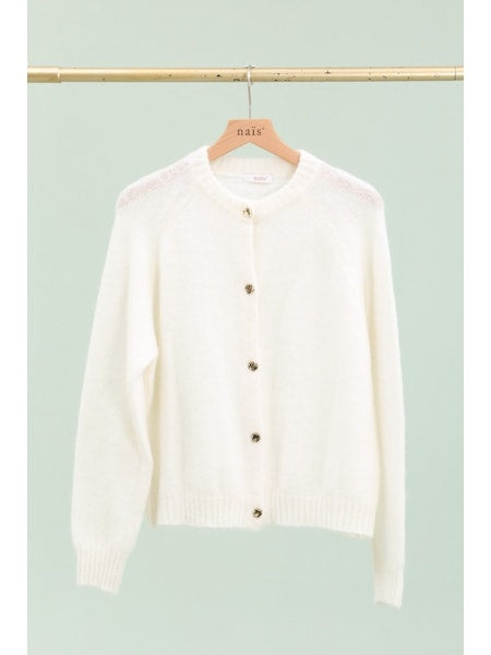 Josephine Mohair Cardigan by Nais Paris