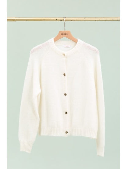 Josephine Mohair Cardigan by Nais Paris