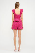 Rosa Tweed Skort