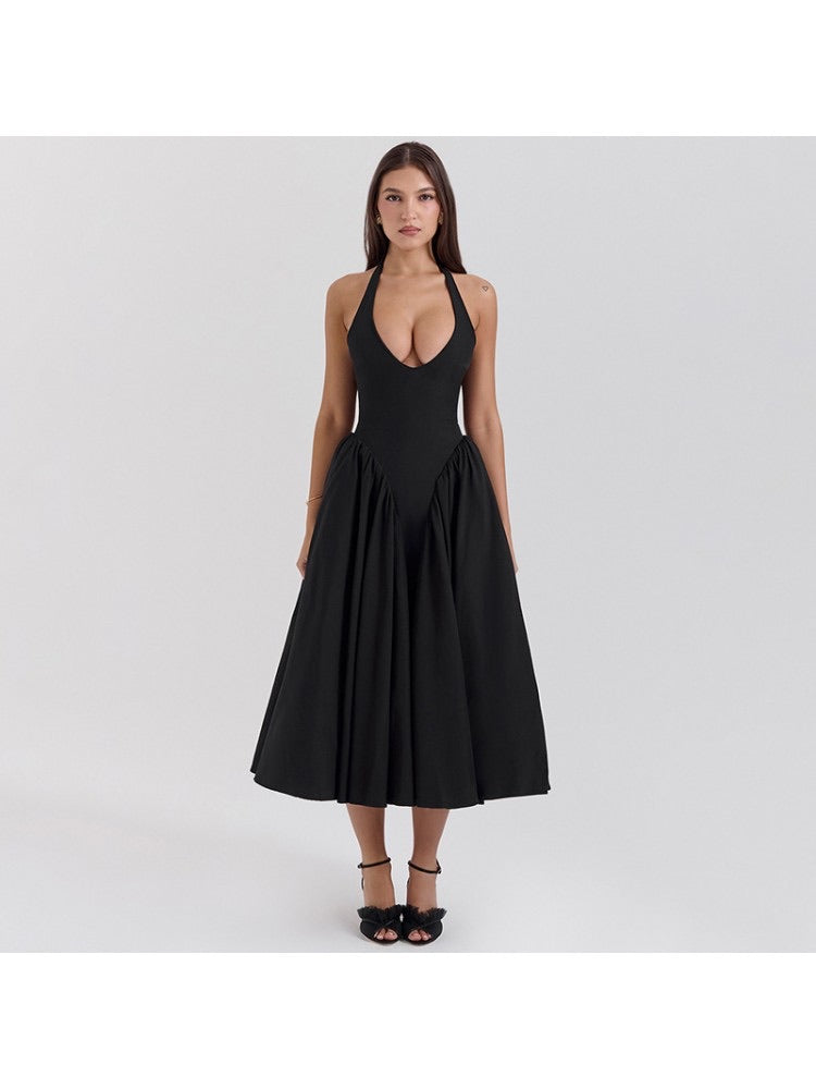 Sorbet Dress - Black, White, Red