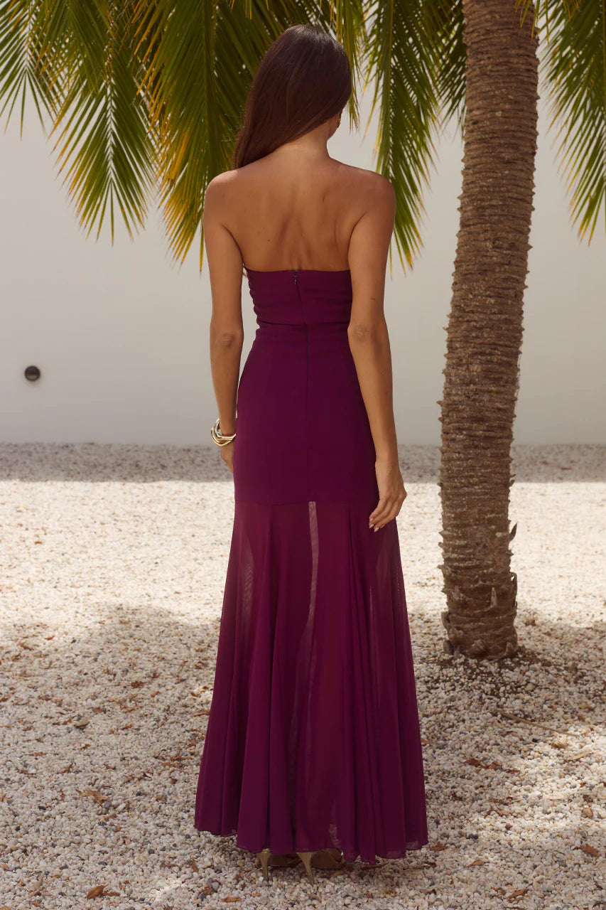 Remi Dress - Plum - PREORDER