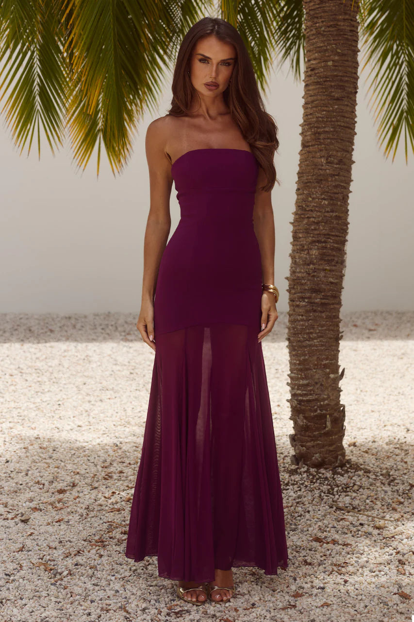 Remi Dress - Plum - PREORDER