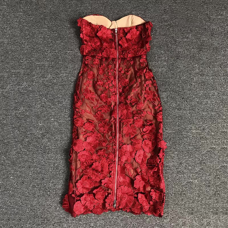 Leanna Dress - Red