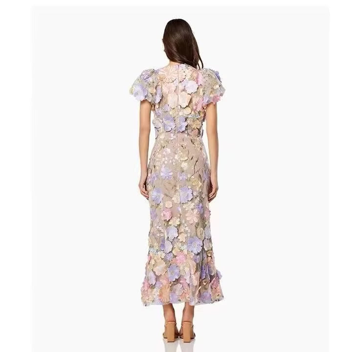 Adelena Dress - Pastel