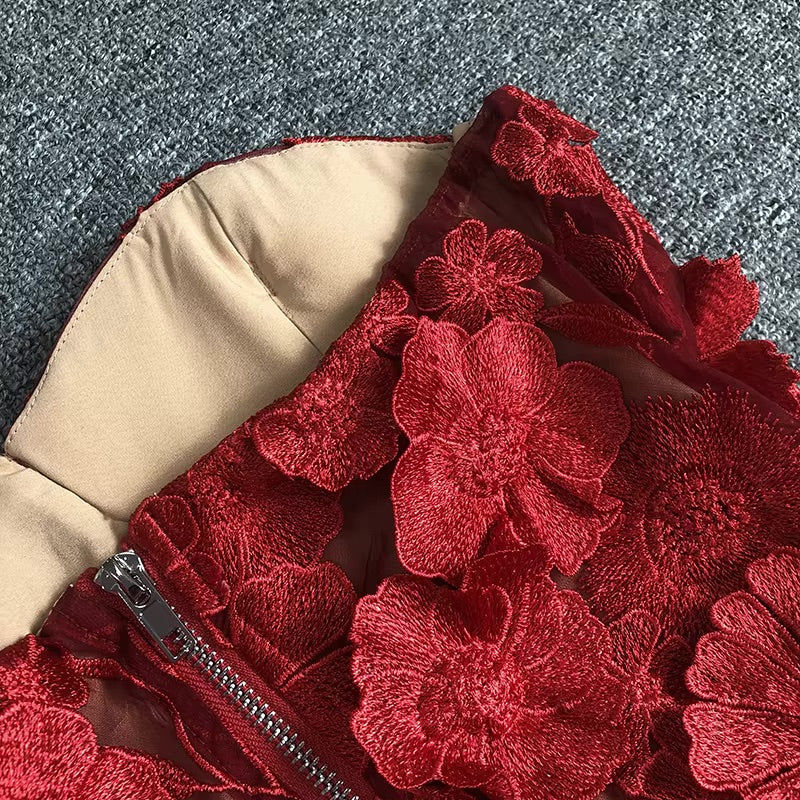 Leanna Dress - Red