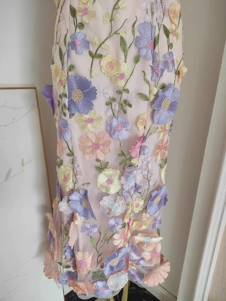 Adelena Dress - Pastel