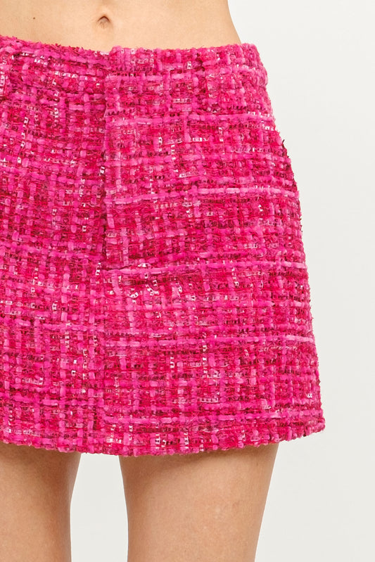 Rosa Tweed Skort
