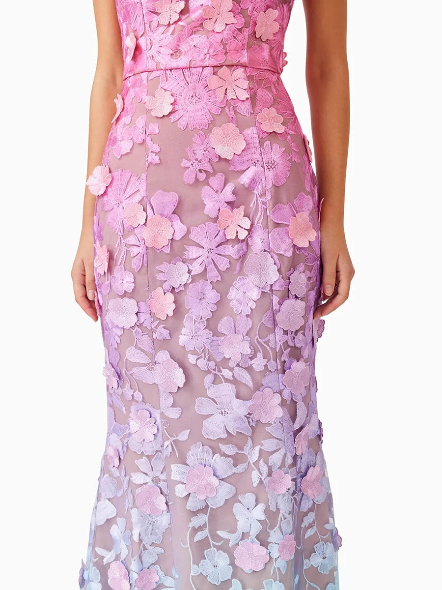 Ophelia Lace Midi Dress
